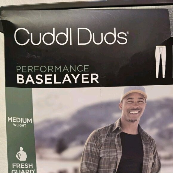 Mens Cuddl Duds Midweight Cottonwear Performance Base Layer Pants Grey Size XXL - Picture 6 of 10